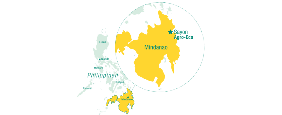 Landkarte von den Philippinen - Mindanao