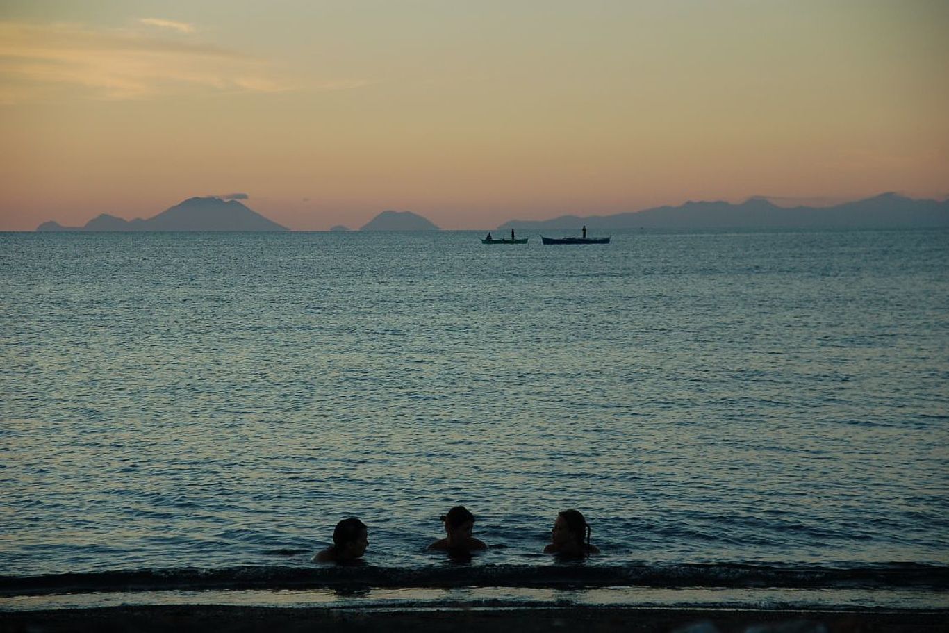 Sonnenuntergang am Meer.