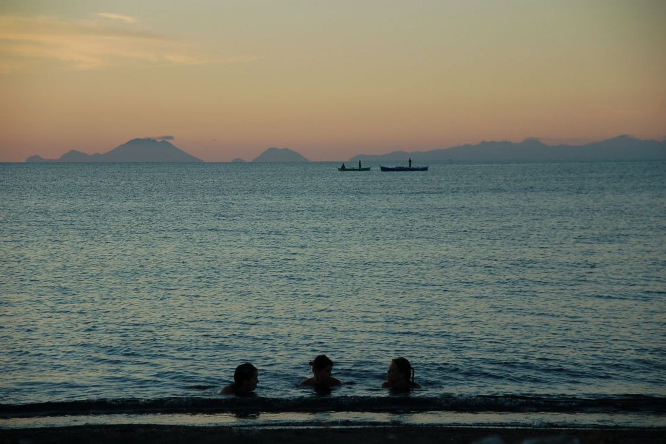Sonnenuntergang am Meer.