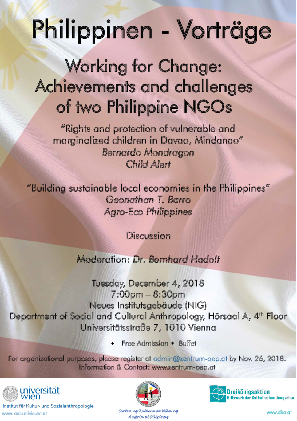 Einladung zu Philippinen-Vorträge
