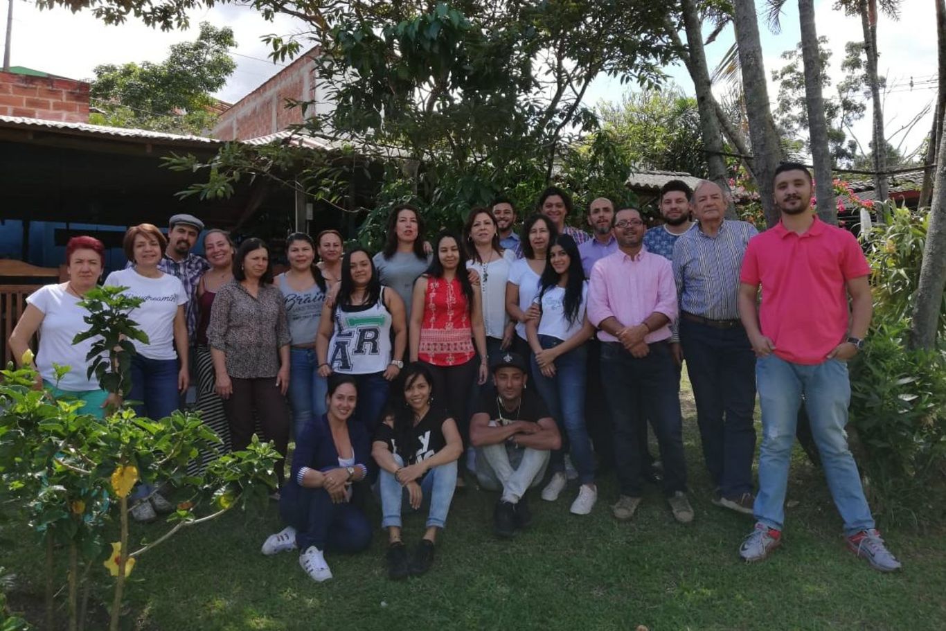 Conciudadania Team Gruppenfoto des Conciudadania-Teans