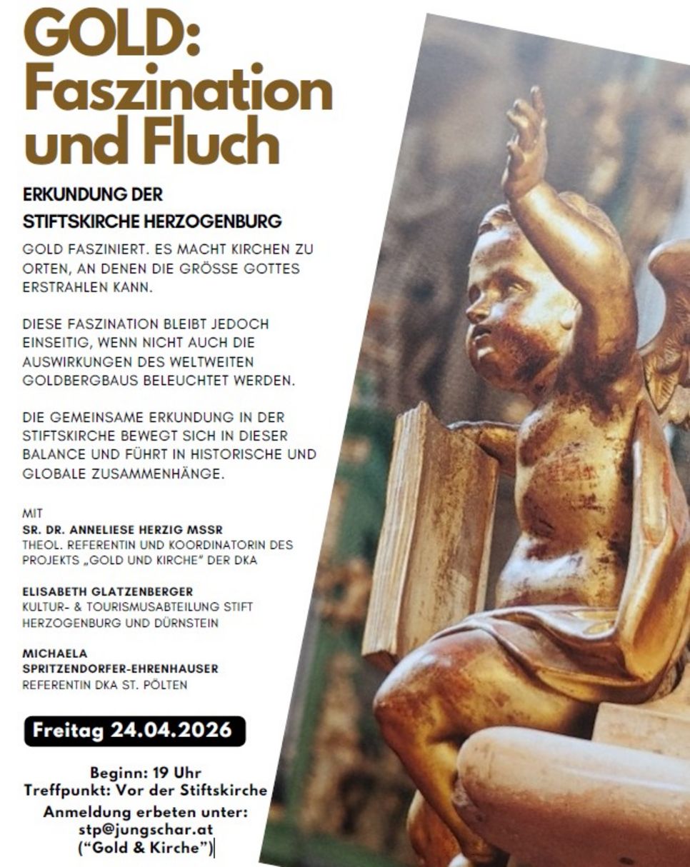 Einladung zur Veranstaltung Gold und Fluch