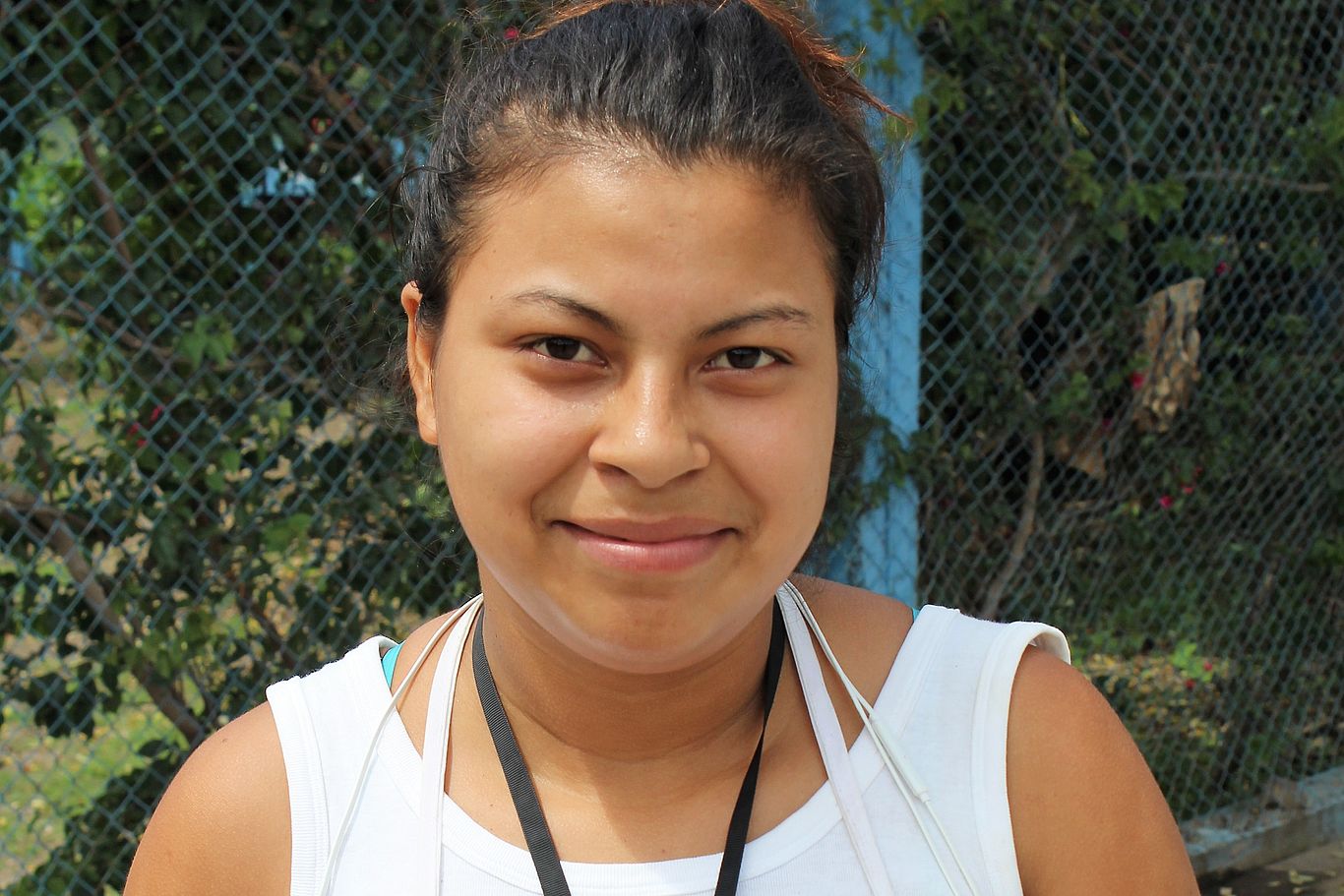 Dayana träumt davon, Krankenschwester zu werden. Foto: FUNARTE Foto einer jungen Frau namens Dayana.
